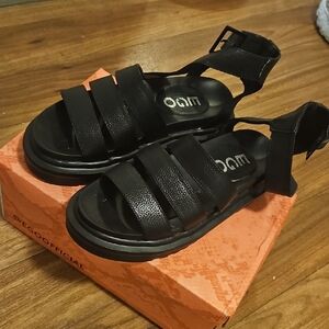 Black Kids Sandals